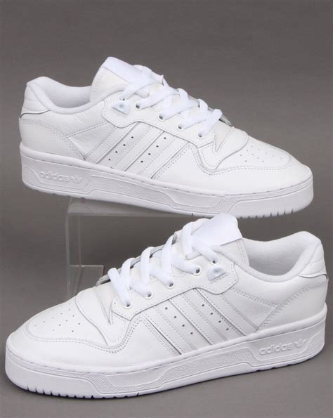 classic white adidas sneakers